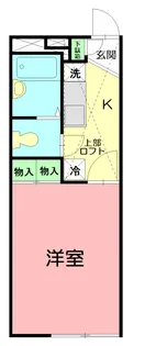 レオパレスネイティブⅡ【1階】の間取り