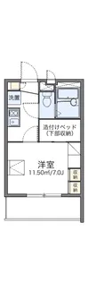 レオパレスWIN【1階】の間取り