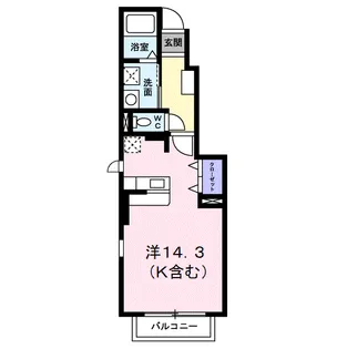 シャネル【1階】の間取り