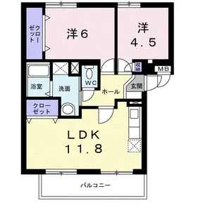 緑風館【2階】の間取り