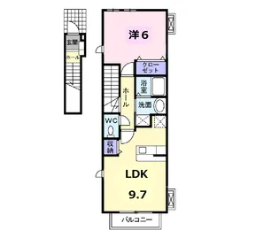 MGM.JARDIN【2階】の間取り