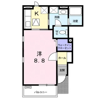 カルム中庭【1階】の間取り