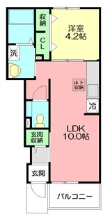ヴィレッタ小田原【1階】の間取り