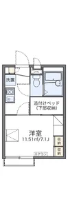 レオパレスベルウッド【2階】の間取り