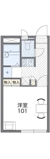 レオパレスネイティブⅢ【103号室】の間取り