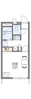 レオパレスサンハイム【3階】の間取り