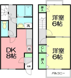 DUPLEX SHINZO I【105号室】の間取り