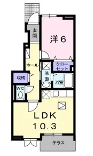 エアリーヒル【1階】の間取り