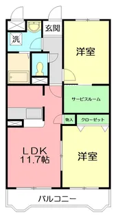 ソレイユ【1階】の間取り