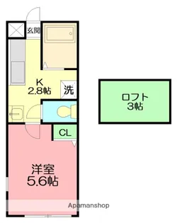 ラヴィータ湘南【2階】の間取り