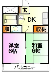 ル・ラゴン【1階】の間取り