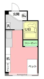 アドーレ湘南【4階】の間取り