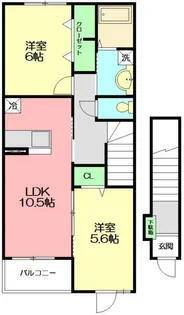 ティエラセレナ【2階】の間取り