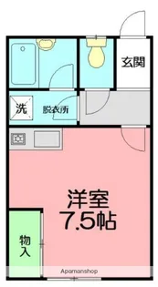 ハイツ中田【2階】の間取り