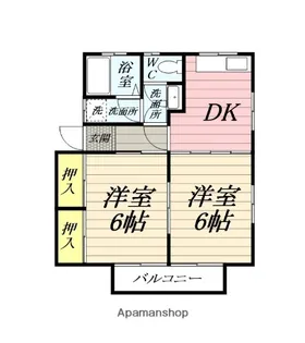 ビラマーサB【1階】の間取り
