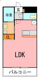 スタースクエア【405号室】の間取り