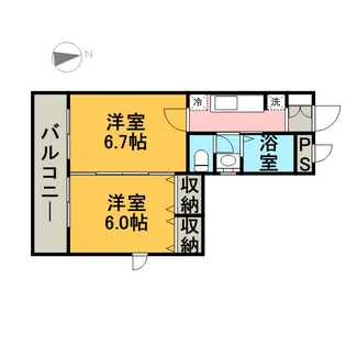 GEMINI ONNA【1階】の間取り