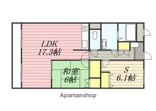 アゼリアコート【4階】の間取り