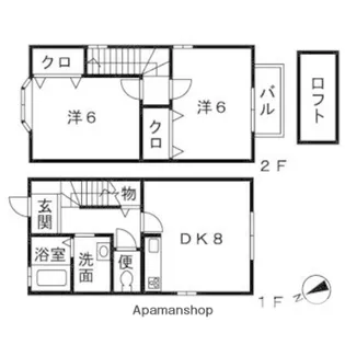 ブラン フルール【1階】の間取り