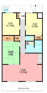プリムローズ【2階】の間取り