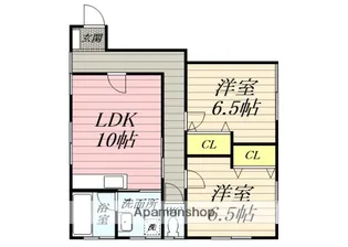 セレーノ中央【302号室】の間取り