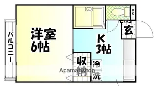 ヴァンベール【1階】の間取り