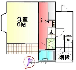 MUハイム陽輪台【1階】の間取り