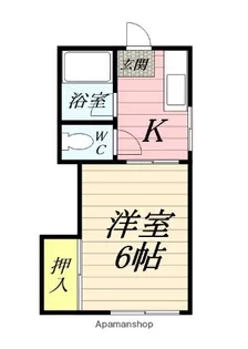 インベストメント南矢名【2階】の間取り