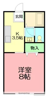 セゾンキタカド【1階】の間取り
