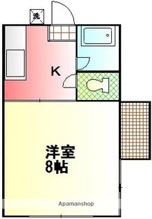 第3ひらいコーポ【2階】の間取り
