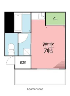 サン摩里【4階】の間取り