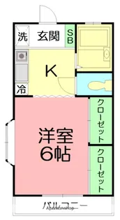 ピアハイツ旭【2階】の間取り