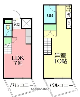 PALM LOUNGE【2階】の間取り