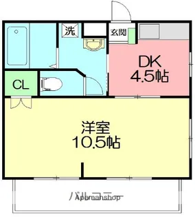 サンボナールA【1階】の間取り