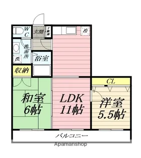 グレイスハイム【2階】の間取り