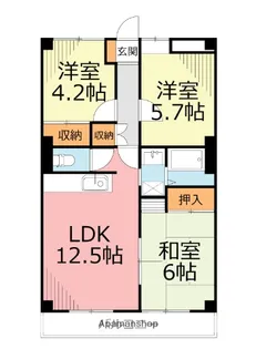 アリーナ湘南【7階】の間取り