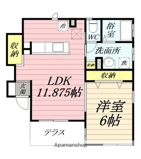 KAGETU湘南【1階】の間取り