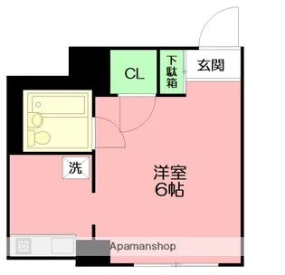 ラフィントール湘南【1階】の間取り