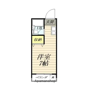 メゾン・ド・ブラン東海大学前AB【2階】の間取り