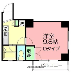 オンディーヌ湘南【5階】の間取り