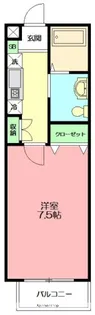 レジデンツ湘南【1階】の間取り