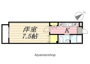 レジデンツ湘南【1階】の間取り