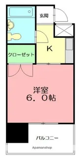 コンフォーム鵠沼【2階】の間取り