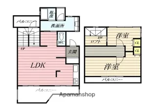 ヴィーナマンションB棟【2階】の間取り