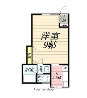 ノーブル富水【1階】の間取り