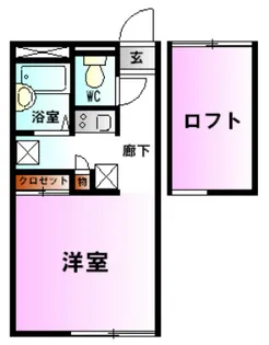 レオパレスT&K【103号室】の間取り