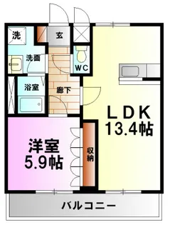 GOD VALLEY【1階】の間取り