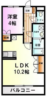 ヴィアーレ・ガーナ【1階】の間取り