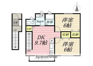アールコート樅【2階】の間取り