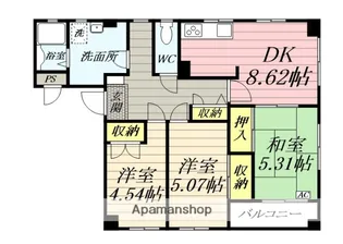 アウレリア【3階】の間取り